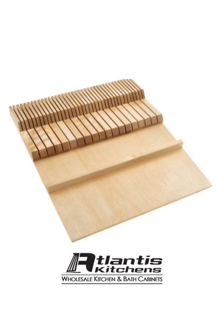 Maple double knife insert with two rows of knife slots