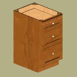 Drawer Base Cabinet (3 Drawer) 18