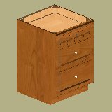 Drawer Base with 4 Drawers 24